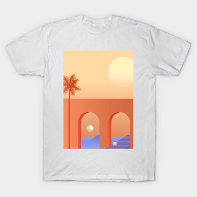 Boho travel art. Egypt, Morocco T-Shirt by GreekTavern